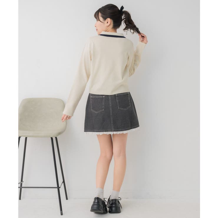 2枚襟ポロNTPO | RETRO GIRL | 詳細画像13 