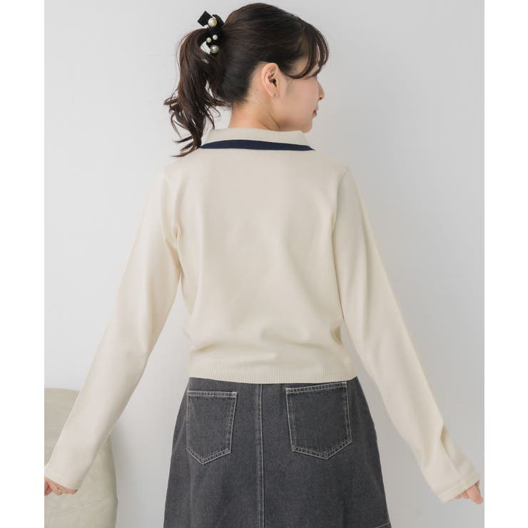 2枚襟ポロNTPO | RETRO GIRL | 詳細画像17 