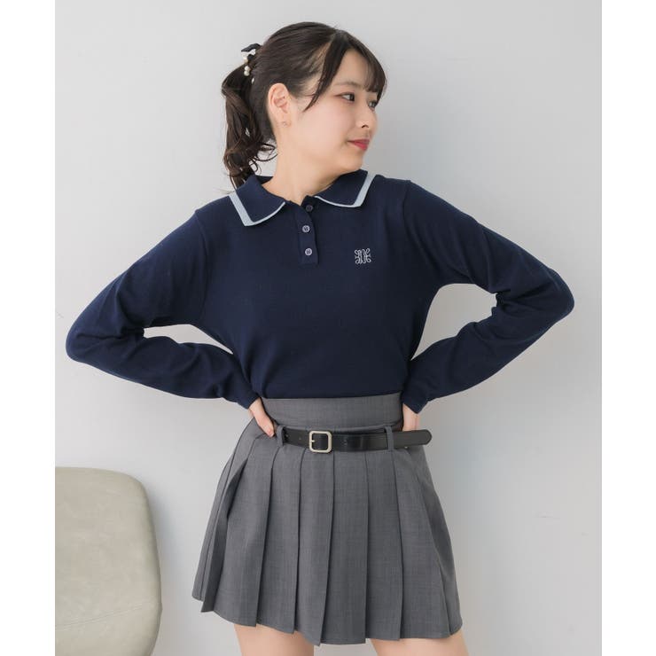 2枚襟ポロNTPO | RETRO GIRL | 詳細画像22 