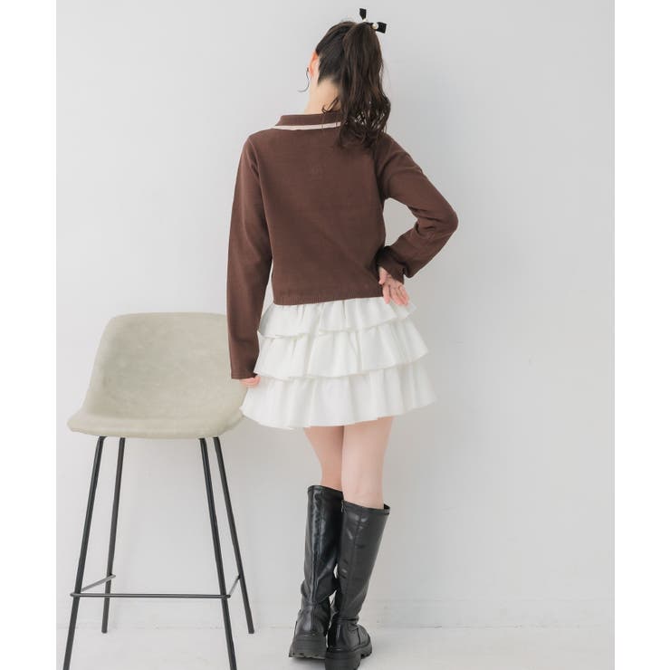 2枚襟ポロNTPO | RETRO GIRL | 詳細画像5 