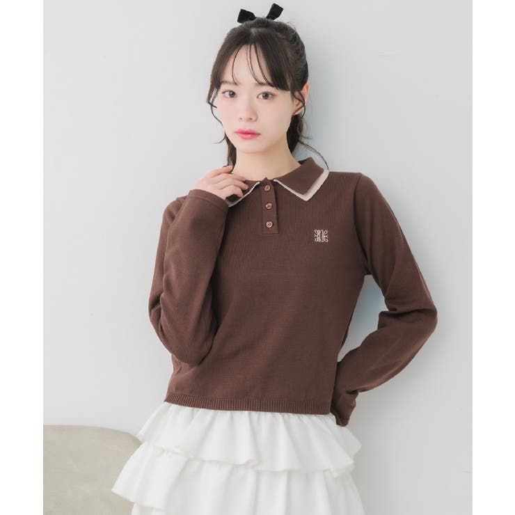 2枚襟ポロNTPO | RETRO GIRL | 詳細画像6 