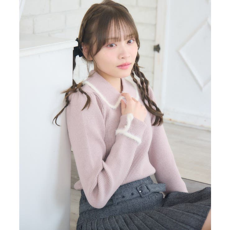 シャギー付き襟NTPO | RETRO GIRL | 詳細画像2 