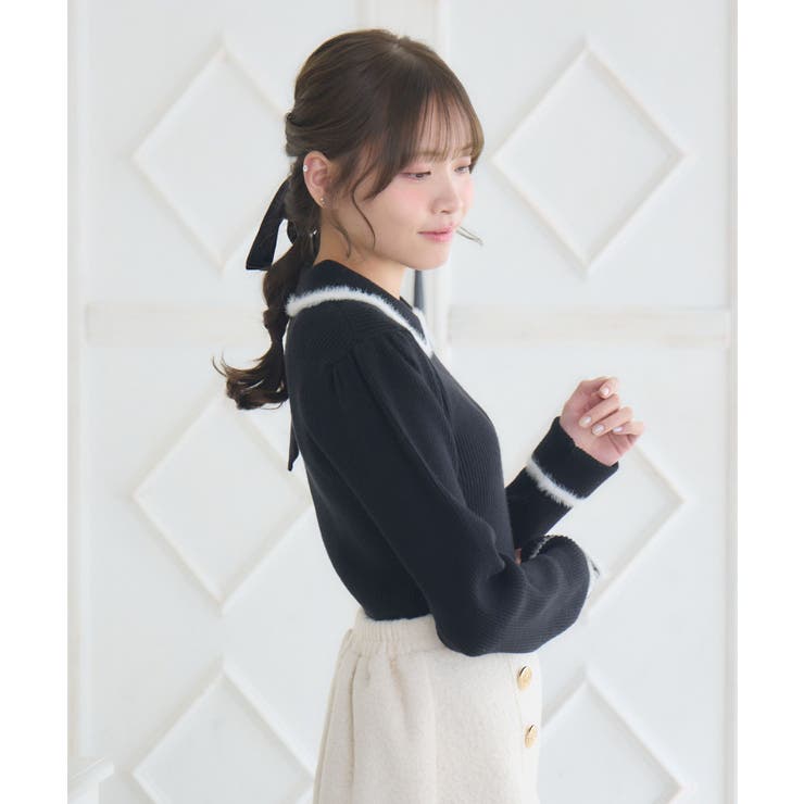 シャギー付き襟NTPO | RETRO GIRL | 詳細画像28 