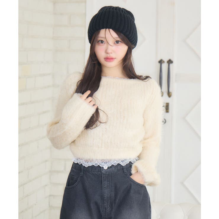 レース付き起毛NTPO | RETRO GIRL | 詳細画像18 