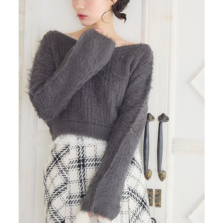 GRY2 | レース付き起毛NTPO | RETRO GIRL