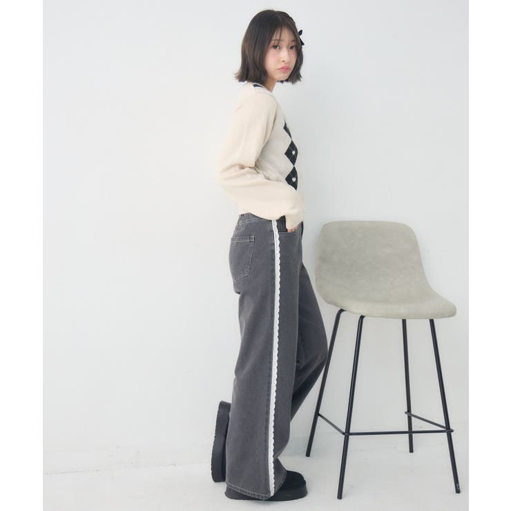 ハートアーガイルNTカーデ | RETRO GIRL | 詳細画像13 