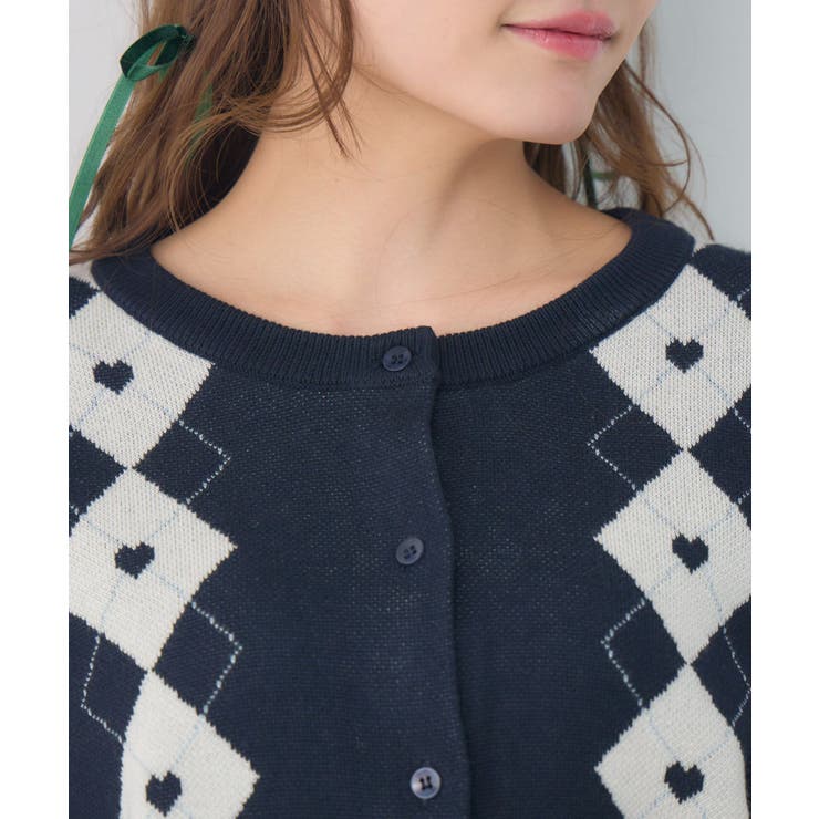 ハートアーガイルNTカーデ | RETRO GIRL | 詳細画像30 