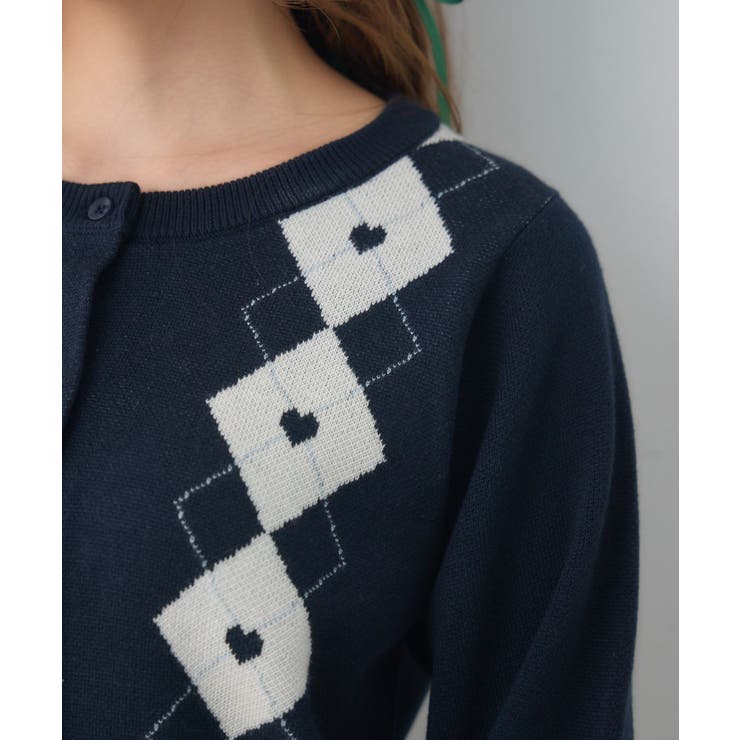 ハートアーガイルNTカーデ | RETRO GIRL | 詳細画像31 