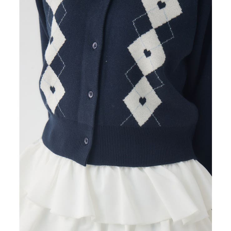 ハートアーガイルNTカーデ | RETRO GIRL | 詳細画像32 