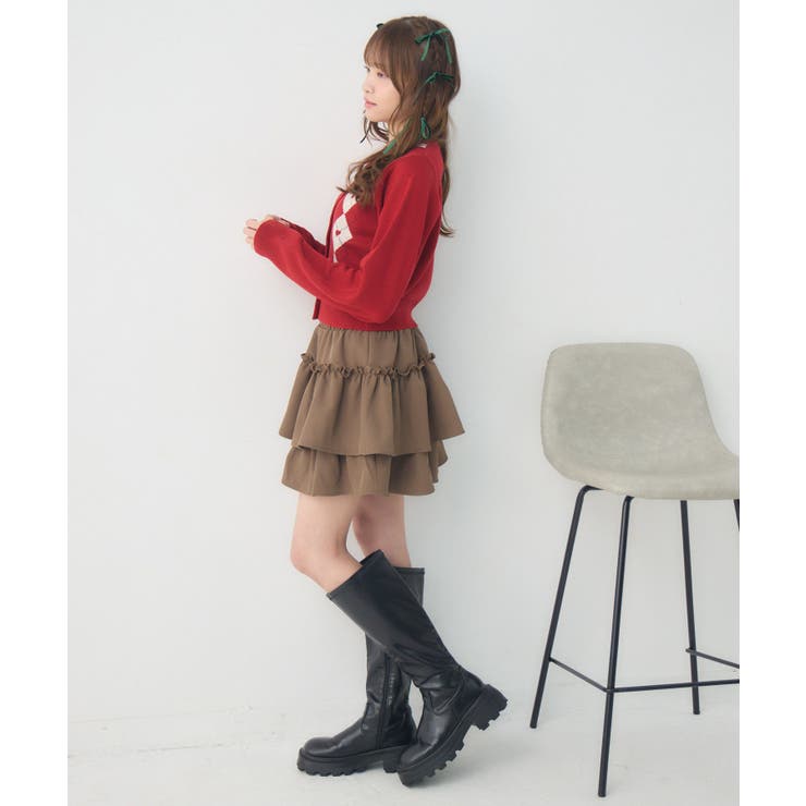 ハートアーガイルNTカーデ | RETRO GIRL | 詳細画像6 