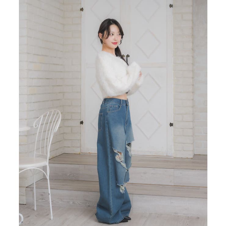 キラキラシャギーカーデ | RETRO GIRL | 詳細画像3 