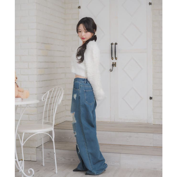 キラキラシャギーカーデ | RETRO GIRL | 詳細画像5 