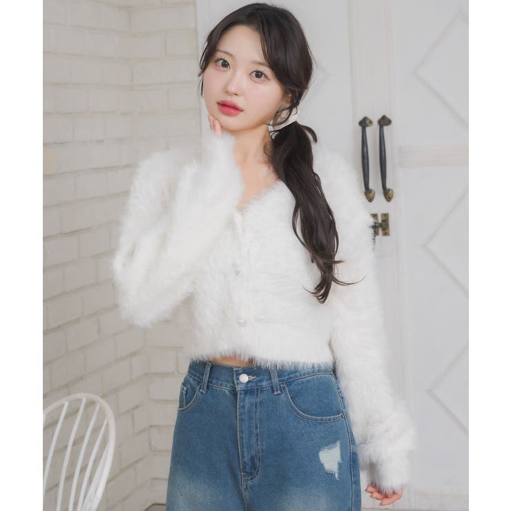 キラキラシャギーカーデ | RETRO GIRL | 詳細画像6 