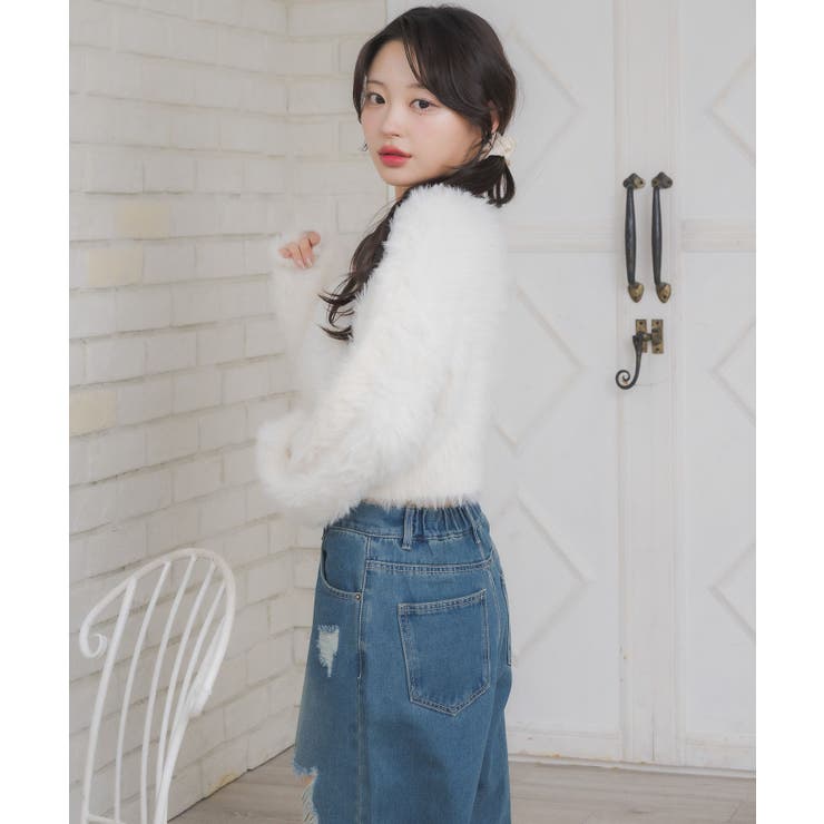 キラキラシャギーカーデ | RETRO GIRL | 詳細画像9 