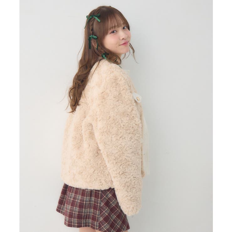 ツイードポケットFファーJK | RETRO GIRL | 詳細画像10 