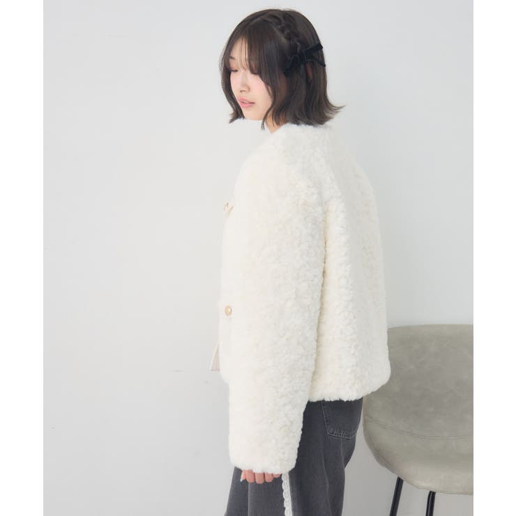 ツイードポケットFファーJK | RETRO GIRL | 詳細画像20 