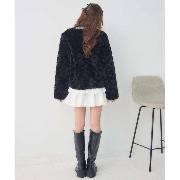 ツイードポケットFファーJK | RETRO GIRL | 詳細画像24 