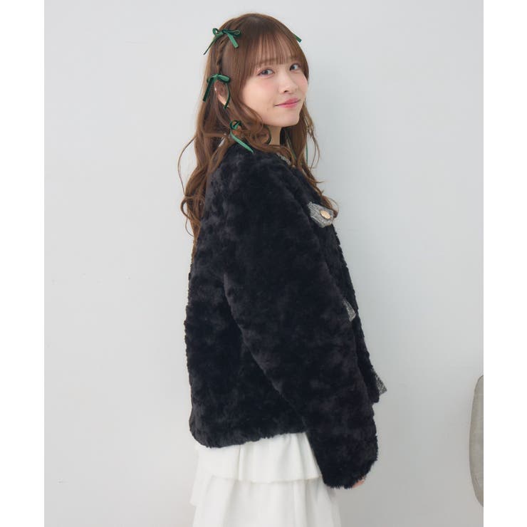 ツイードポケットFファーJK | RETRO GIRL | 詳細画像27 