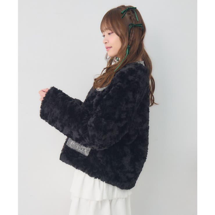 ツイードポケットFファーJK | RETRO GIRL | 詳細画像29 