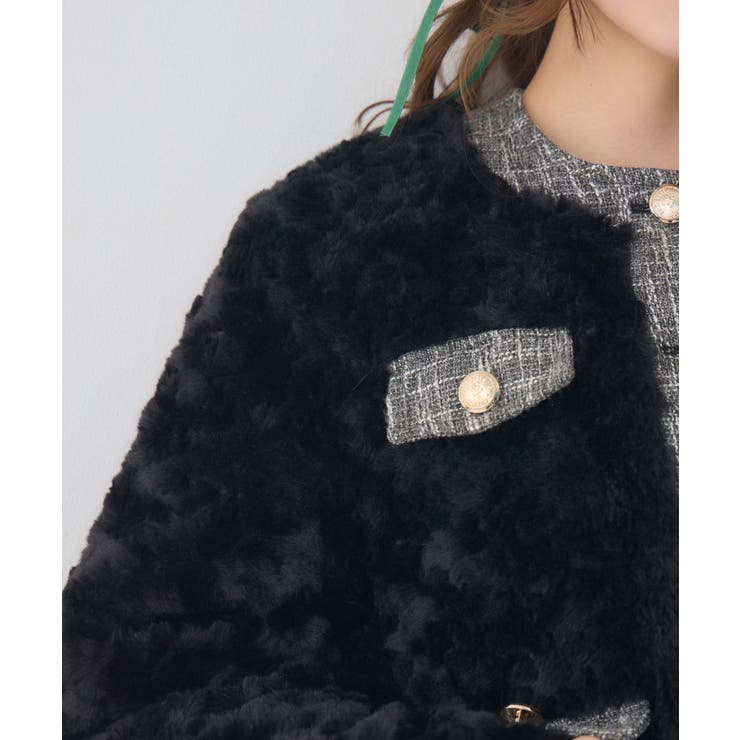 ツイードポケットFファーJK | RETRO GIRL | 詳細画像31 