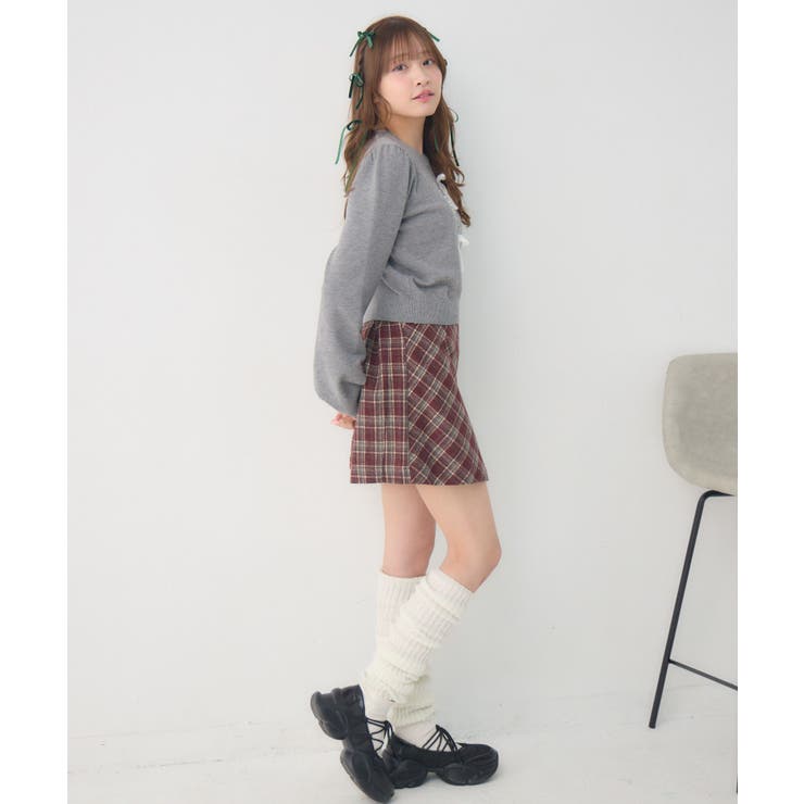 フロントラップミニSK[品番：RTGW0009799]｜RETRO GIRL（レトロガール