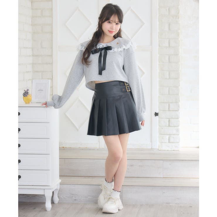 ベルトプリーツミニSK | RETRO GIRL | 詳細画像13 