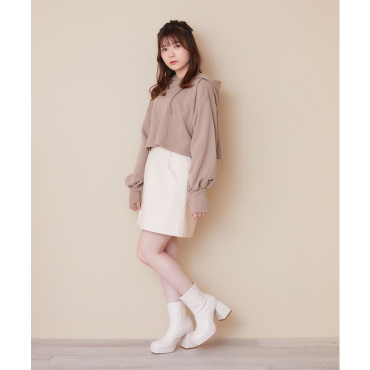 ショートパーカー[品番：RTGW0006248]｜RETRO GIRL（レトロ