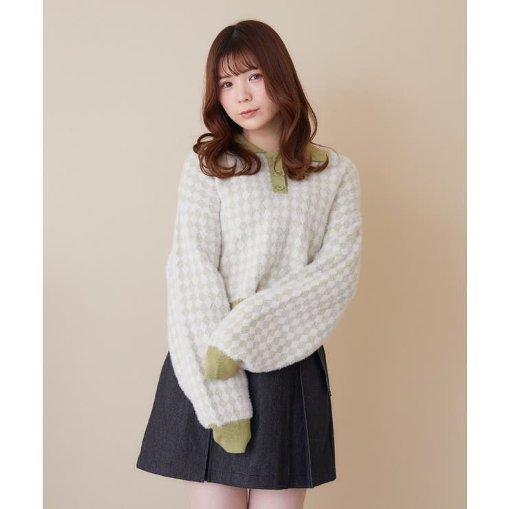 アーガイルラガーNTPO[品番：RTGW0006194]｜RETRO GIRL（レトロ