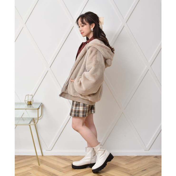 エコファーフーディーBZ[品番：RTGW0006127]｜RETRO GIRL（レトロ