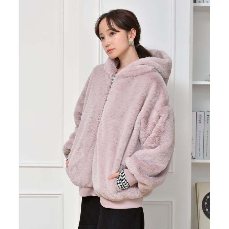 エコファーフーディーBZ[品番：RTGW0006127]｜RETRO GIRL（レトロ