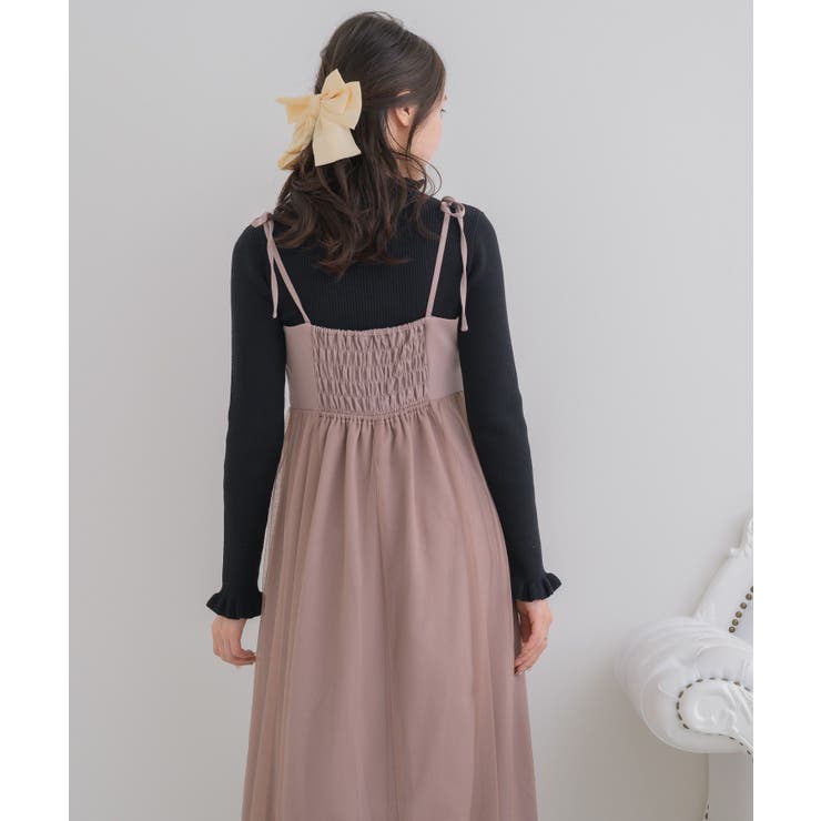 エレンディーク　アシンメトリーチュールキャミ エレンディーク アシンメトリーチュールキャミ TULLE CAMI SET