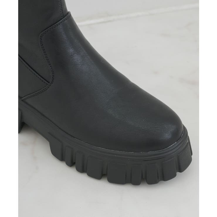 厚底ストレッチブーツ ■Emsexcite■靴/シューズ/ショートブーツ | RETRO GIRL | 詳細画像10 