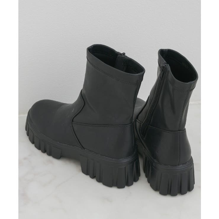 厚底ストレッチブーツ ■Emsexcite■靴/シューズ/ショートブーツ | RETRO GIRL | 詳細画像6 