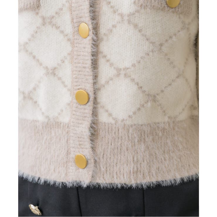 モノグラム柄シャギーNTSET Emsexcite ニットキャミソール＆カーディ… | RETRO GIRL | 詳細画像21 