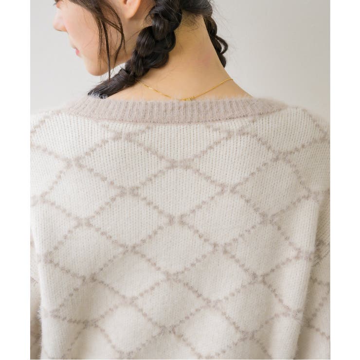 モノグラム柄シャギーNTSET Emsexcite ニットキャミソール＆カーディ… | RETRO GIRL | 詳細画像24 