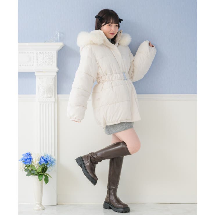 楽天市場】【4/15限定 20%OFFクーポン】フェイクファー付中綿
