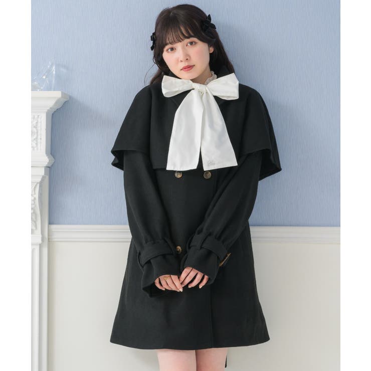 2wayケープコート[品番：AMTW0009950]｜JUNOAH（ジュノア ）の