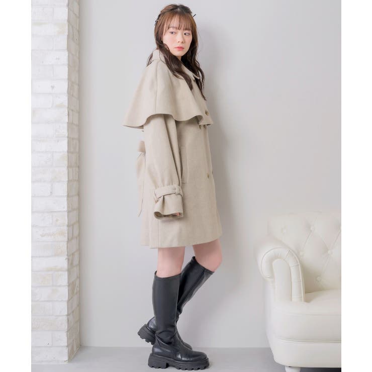 マルチwayケープコート Emsexcite トレンチコート | RETRO GIRL | 詳細画像30 