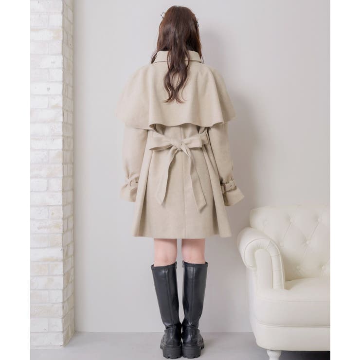 マルチwayケープコート Emsexcite トレンチコート | RETRO GIRL | 詳細画像32 