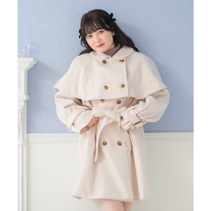 マルチwayケープコート Emsexcite トレンチコート | RETRO GIRL | 詳細画像6 