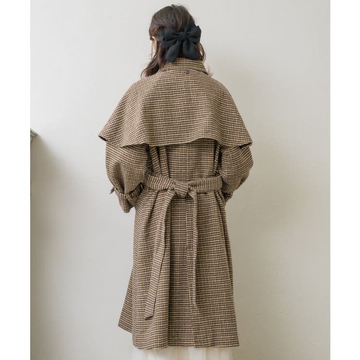 ビット付ケープコート Emsexcite 【秋冬先行予約】ロングコート | RETRO GIRL | 詳細画像32 