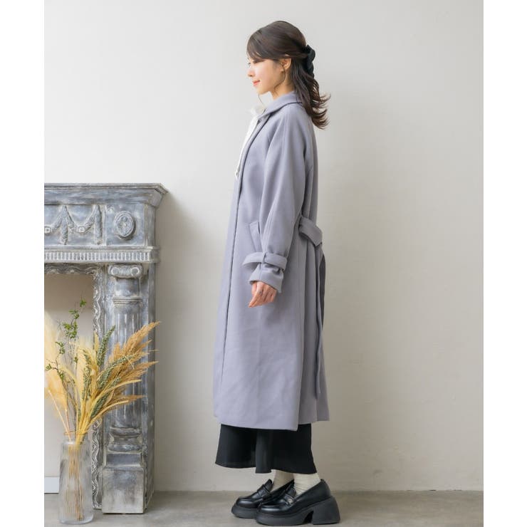 ビット付ケープコート Emsexcite 【秋冬先行予約】ロングコート | RETRO GIRL | 詳細画像35 