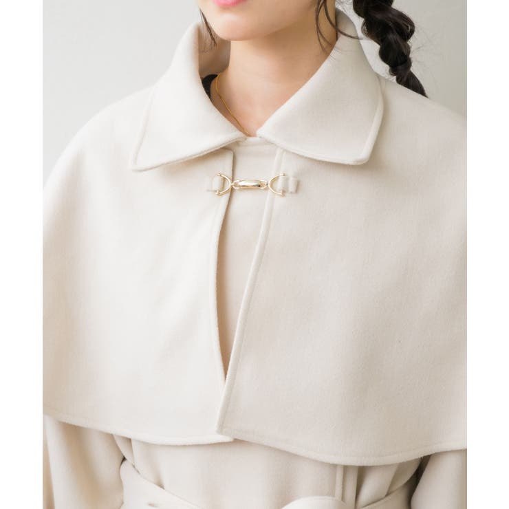 ビット付ケープコート Emsexcite 【秋冬先行予約】ロングコート | RETRO GIRL | 詳細画像9 