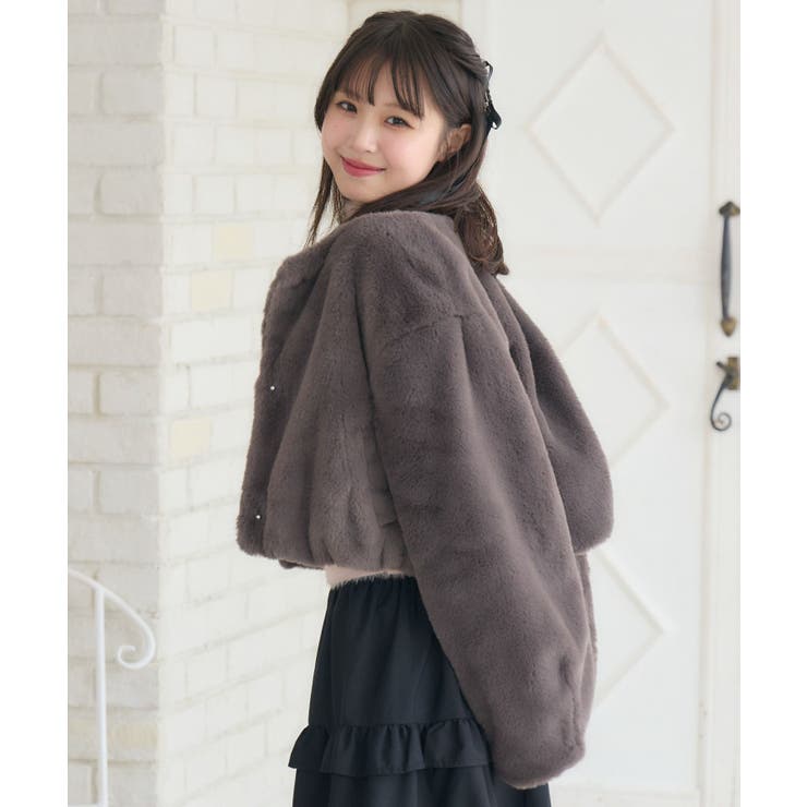 【リバイバル】ノーカラーFファーJK | RETRO GIRL | 詳細画像18 