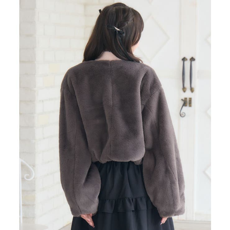 【リバイバル】ノーカラーFファーJK | RETRO GIRL | 詳細画像19 