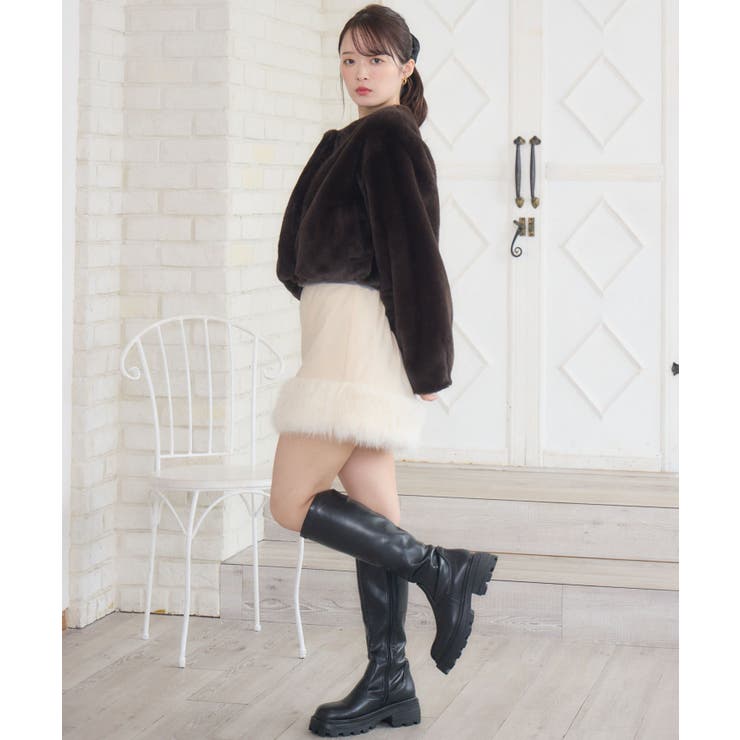 【リバイバル】ノーカラーFファーJK | RETRO GIRL | 詳細画像22 