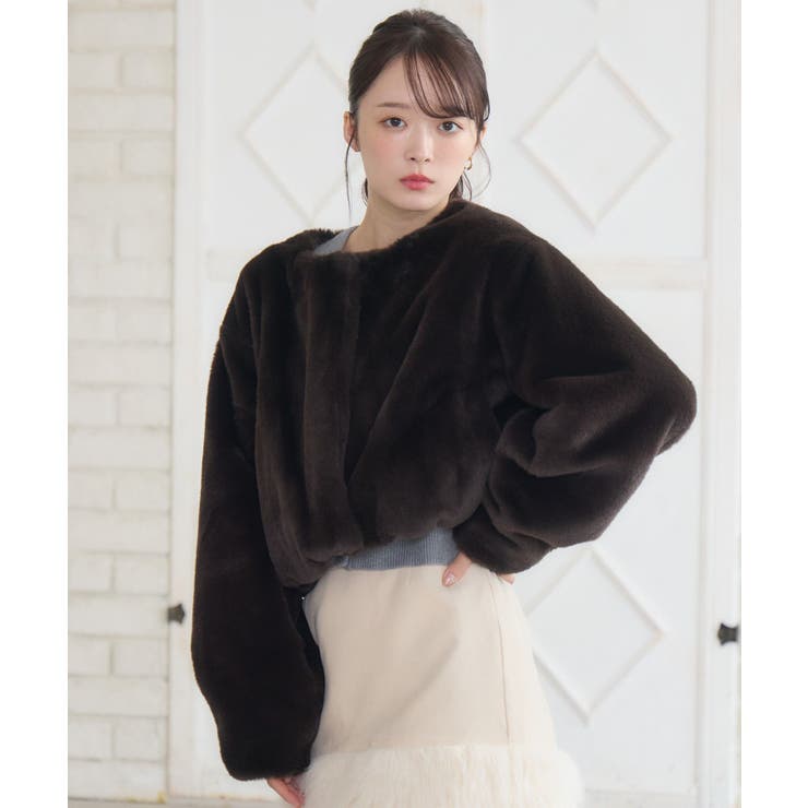 【リバイバル】ノーカラーFファーJK | RETRO GIRL | 詳細画像24 