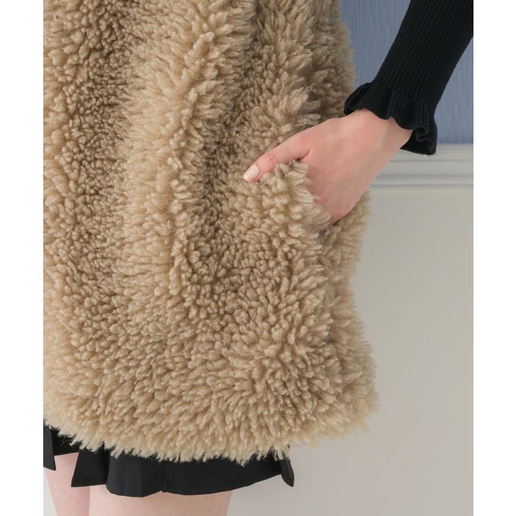 2wayFファーJK Emsexcite フェイクファージャケット | RETRO GIRL | 詳細画像12 