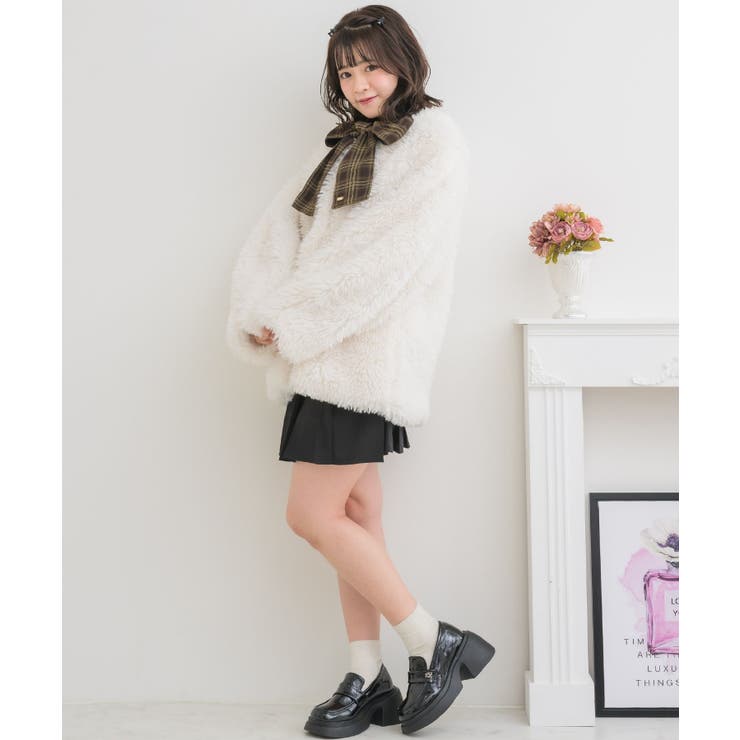 2wayFファーJK Emsexcite フェイクファージャケット | RETRO GIRL | 詳細画像28 