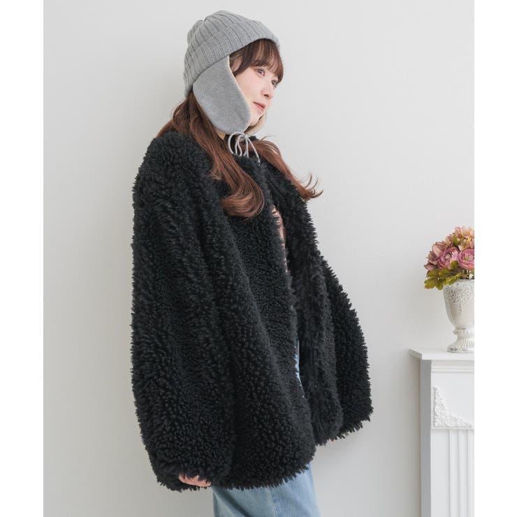 2wayFファーJK Emsexcite フェイクファージャケット | RETRO GIRL | 詳細画像36 